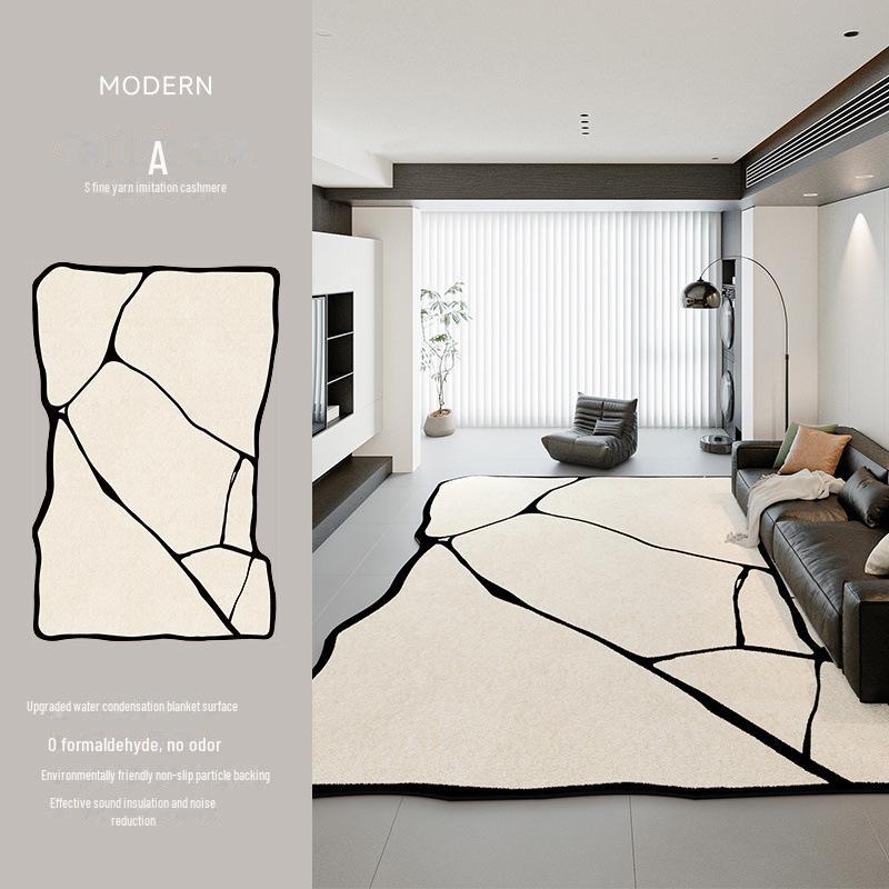 Итальянский минималистский роскошный ковер 2025 года: Устойчив к грязи, прост в уходе, идеально подходит для гостиной и спальни осенью/зимой