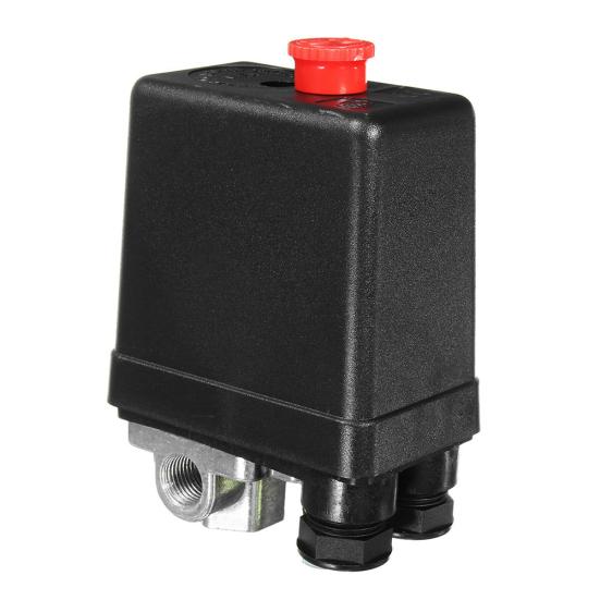 90-125PSI 20A Центральный пневматический воздушный компрессор, регулирующие клапаны переключателя давления