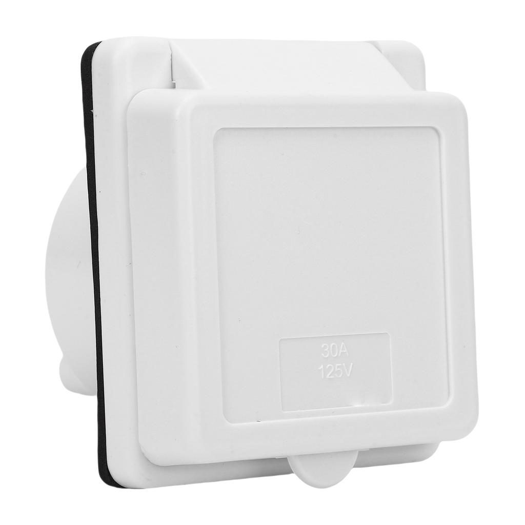 30AMP   Lock RV Shore Power Inlet, Nema L5-30p RV Power Inlet Box, RV Outlet Container for Marine Boat Trailer Shed