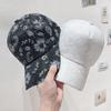 Бейсболка с кружевным цветочным узором, дышащая шляпа с загнутыми полями, летняя повседневная спортивная кепка с солнцезащитным козырьком