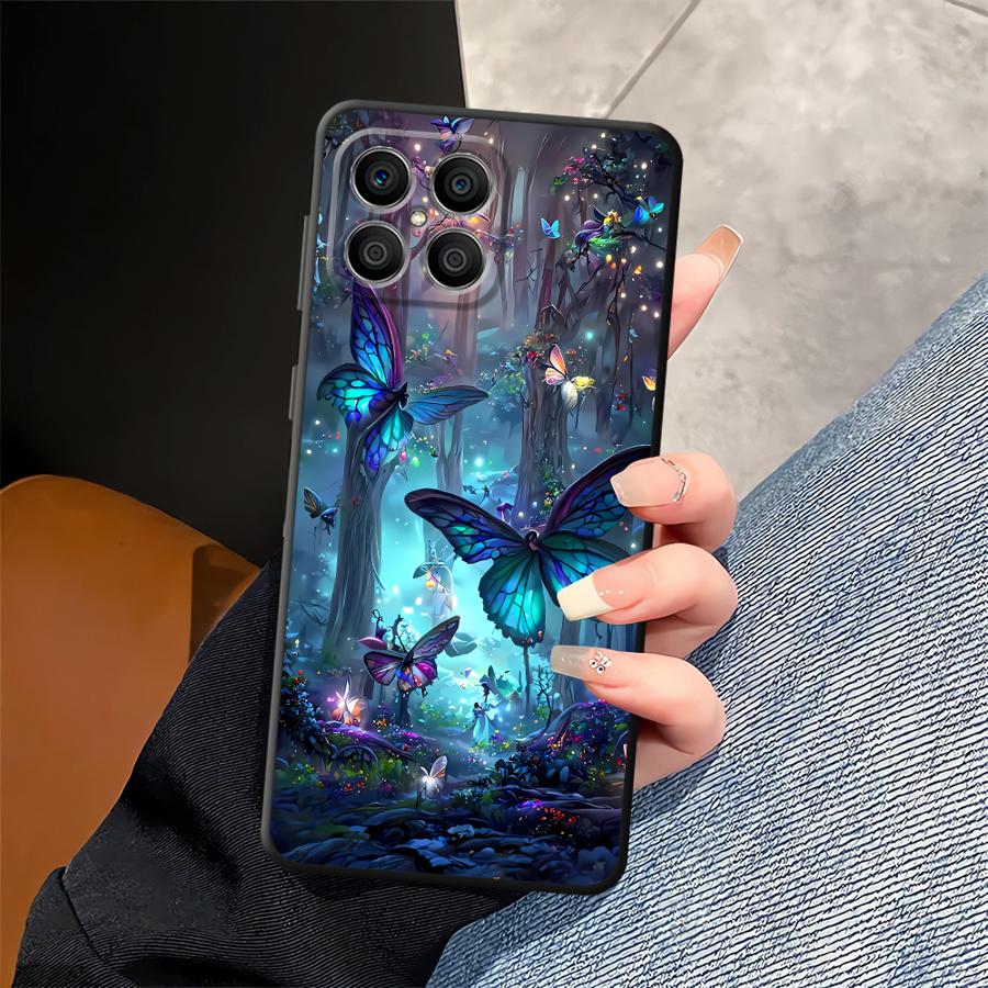 Funda Phone Cover Case for Honor X6 X7 90 70 X9a 200 400 Lite X5b 8X Magic5Lite X8 Dream Butterfly
