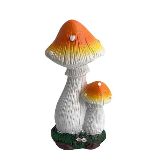 Имитация гриба, садовая статуэтка, смоляной гриб, украшение, сказочные садовые аксессуары, гриб для внутреннего и наружного декора