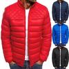 4 Colors Plus Size S-3XL Men's Fashion Autumn and Winter Puffer Cotton Coat