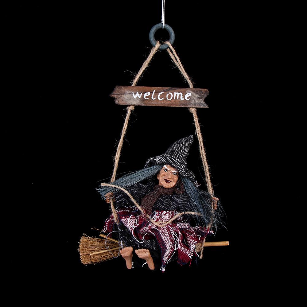 Жуткий реквизит Куклы-ведьмы Декор для дома, бара, клуба Реквизит для дома с привидениями Хэллоуин Подвесной призрак