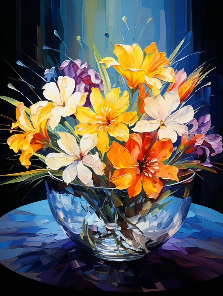 DIY Алмазная вышивка Цветок ромашки Рукоделие Картина Пион Ваза Стразы Картина Пейзаж Мозаика Настенный декор