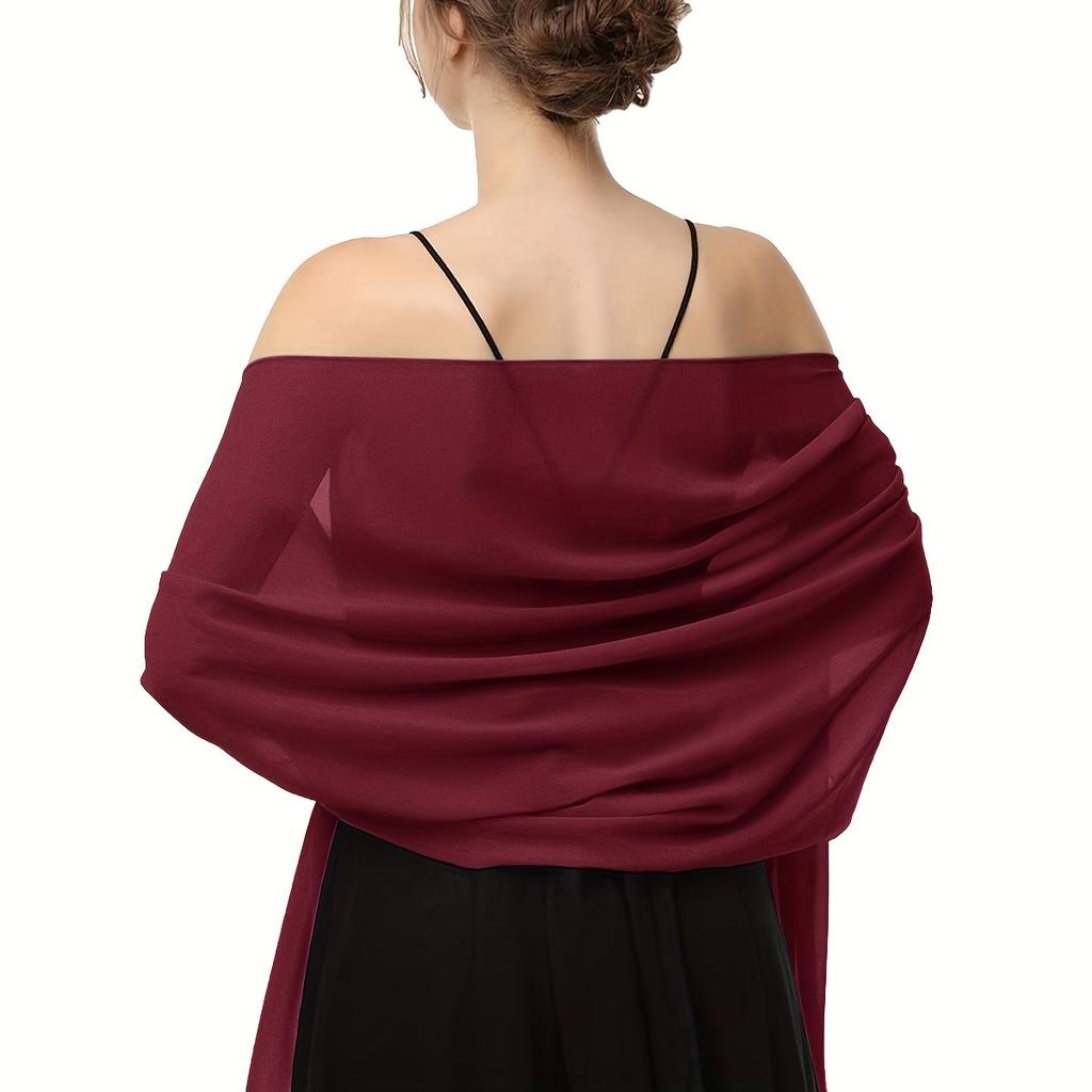 Элегантная шаль из шифона с пузырьками, хиджаб для женщин, легкая шаль и накидка для женщин, идеально подходит для повседневных выходов и вечерних мероприятий