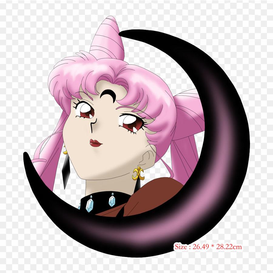 Sailor Moon Black And White Iron On Patches For Clothing Applique Stickers On Clothes Heat-Sensitive Custom Patch