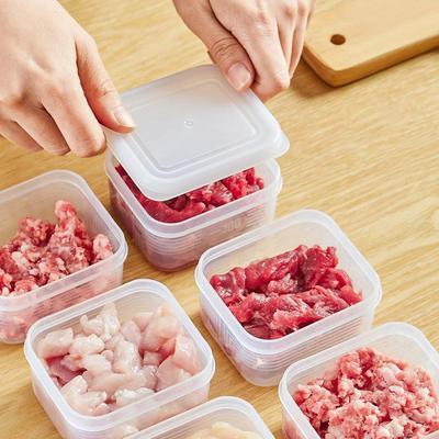 Холодильник Контейнер для хранения замороженного мяса Коробка для сохранения свежести Пищевой Фрукты Мясо Замораживание Герметичная коробка Кухонный контейнер для хранения