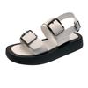 Fashion New Fashion Platform Sandales 3cm Heel Buckle Basic Women Shoes Female Women Sandals Fashion Summer Sandalias