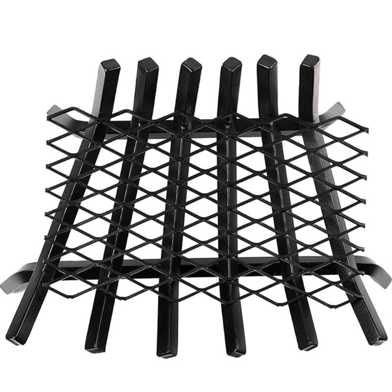 Heavy Duty Steel Fireplaces Grate Fireplaces Ember Retainer Mesh Wood Stove Grate Heat Resistant  Holder Fire Grates