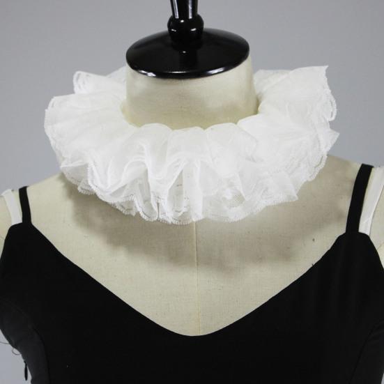 Свитшоты с круглым вырезом и ложным воротником, топы, ложный воротник, кружевная застежка, рубашка для Хэллоуина, маскарада, улучшитель линии шеи