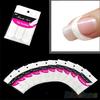 48Pcs French Mould Nail Form Fringe Guide Manicure Diy Sticker Tips Decoration
