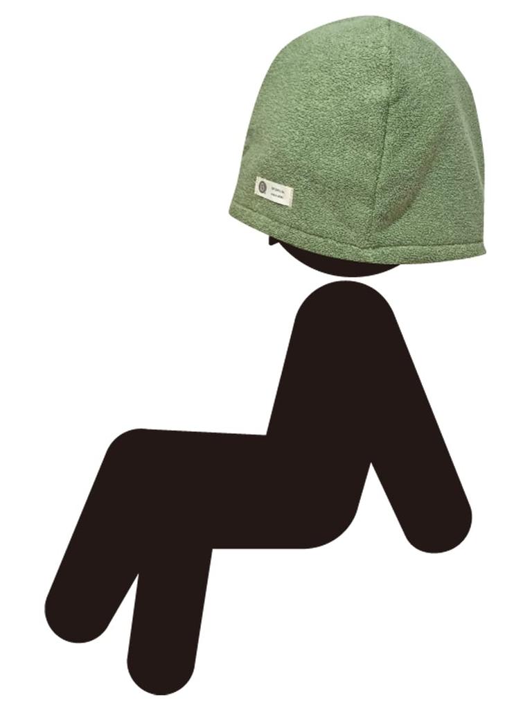 Imabari Towel Sauna Hat Loose Size (Khaki)