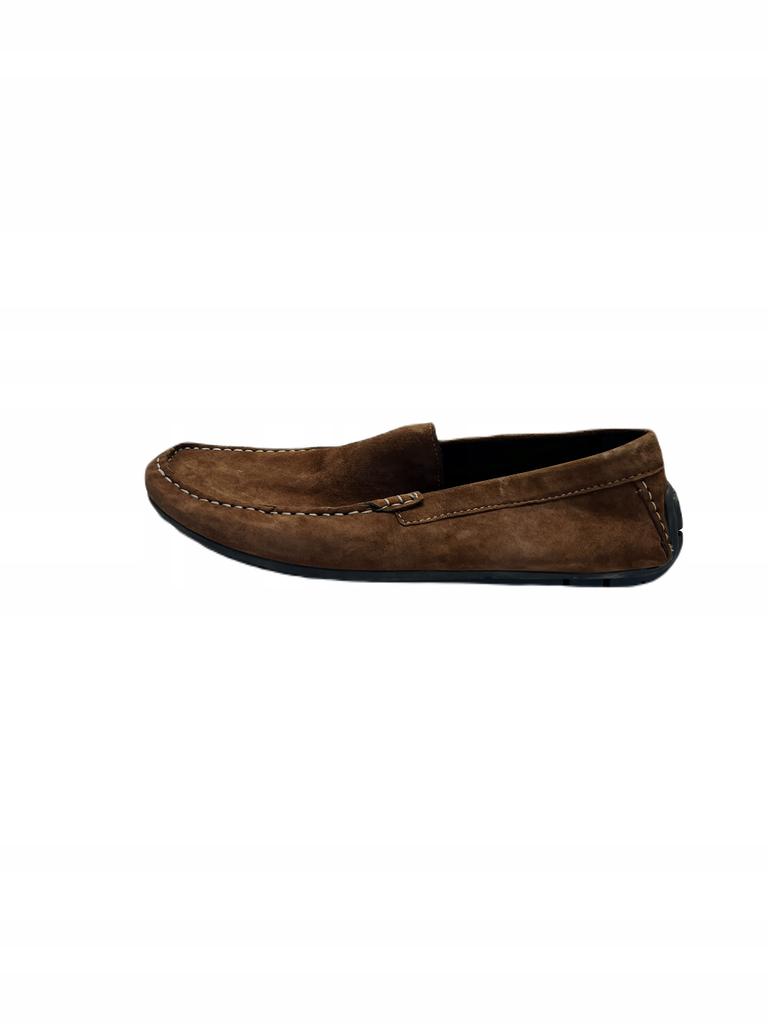 Men's Slip-on Brown Shoes Joseph Abboud 44 - Used