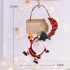 Christmas Tree Decorations Resin Hanging Tags For Holiday Scene Decor Gift Items