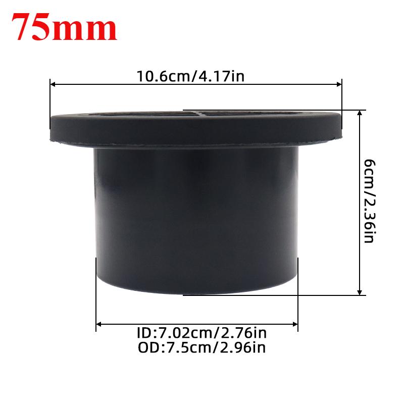 60 мм/70 мм/90 мм вентиляционный канал с круглой головкой, выходной патрубок выхлопного патрубка для дизельного стояночного обогревателя Webasto Eberspaecher