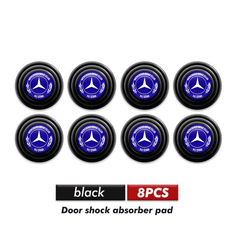 JFZAY1 4/8pcs Anti-collision Car Door Closing Anti-shock Protection For Mercedes Benz AMG A C E S G Class W201 W210 W108 W204 W205 W203