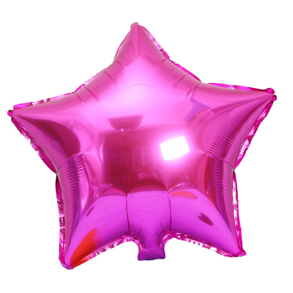 1 шт. Набор 18 дюймов Красные алюминиевые фольгированные шары в форме звезд для вечеринки по случаю дня рождения Фольгированные шары в форме звезд Фольгированные шары в форме звезд