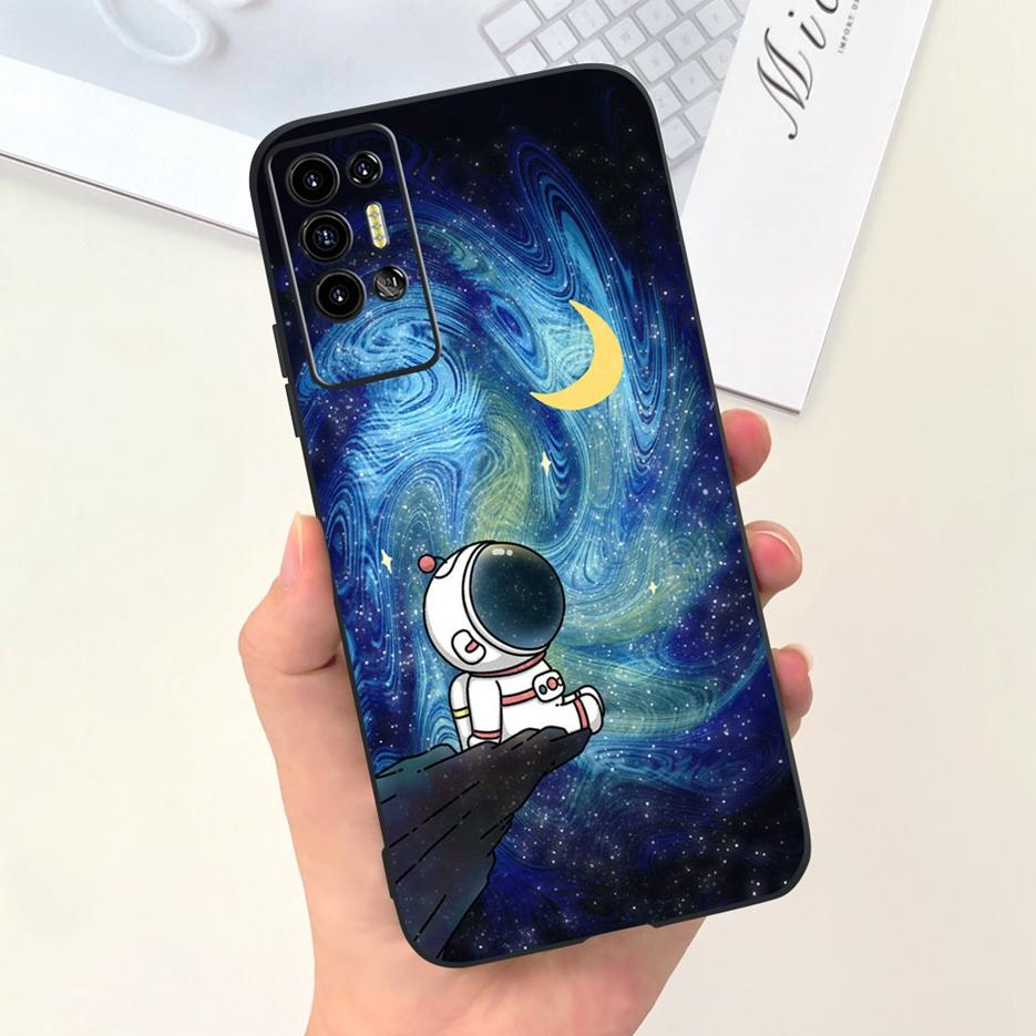 Чехол для Tecno Pova 2 LE7 LE7n Милый Мультяшный Динозавр Мягкий Силиконовый Чехол для Телефона Для Tecno Pova 2 Pova2 Задняя Крышка 6.9'' Сумки