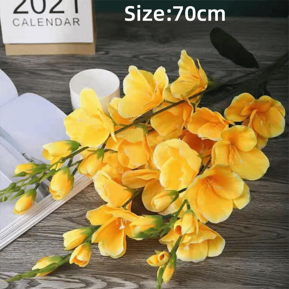70cm Artificial Gladiolus Lifelike Fake Floral Decoration Artificial Flower Vase Arrangements
