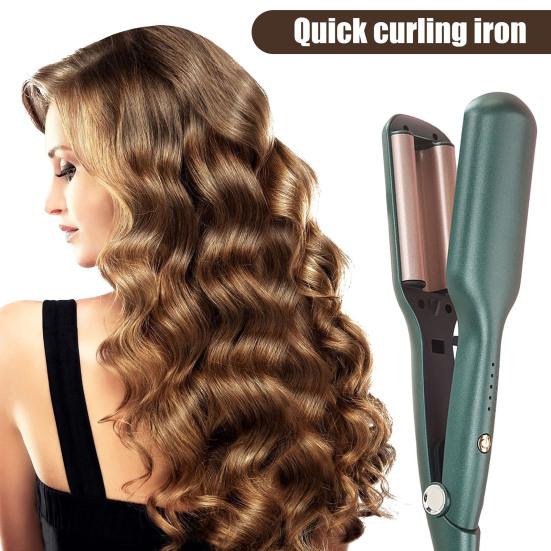 25/32MM Egg Roll Curling Iron 5 Temperature Adjustable French Wave Hair Curler Quick Heating Electric Hair Crimper Waver Women Wavy Hair Curling Wand