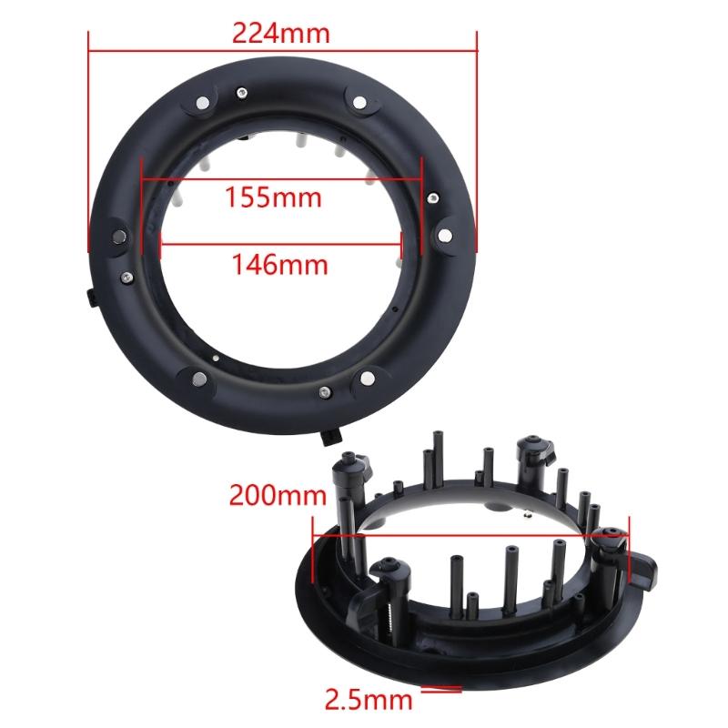 4/5/6.5/8-дюймовый Потолочный Динамик Крышка Декоративная Круглая Металлическая Сетка Решетка Держатель Решетки Потолочного Динамика Монтажное Основание