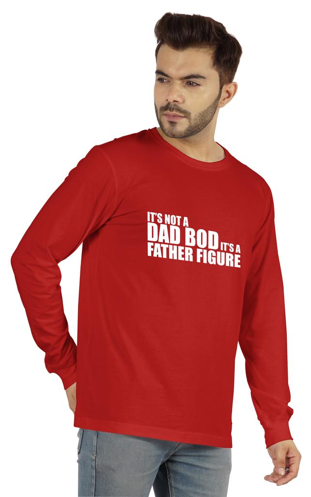 Inkmeso Мужская футболка It's Not A Dad Bod It's A Father Figure Смешные цитаты Папочка футболка