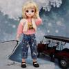 30 см мини подвижная 23 шарнирная кукла игрушка для девочек 3D большие глаза BJD принцесса полная одежда коллекция платьев детская кукла подарок