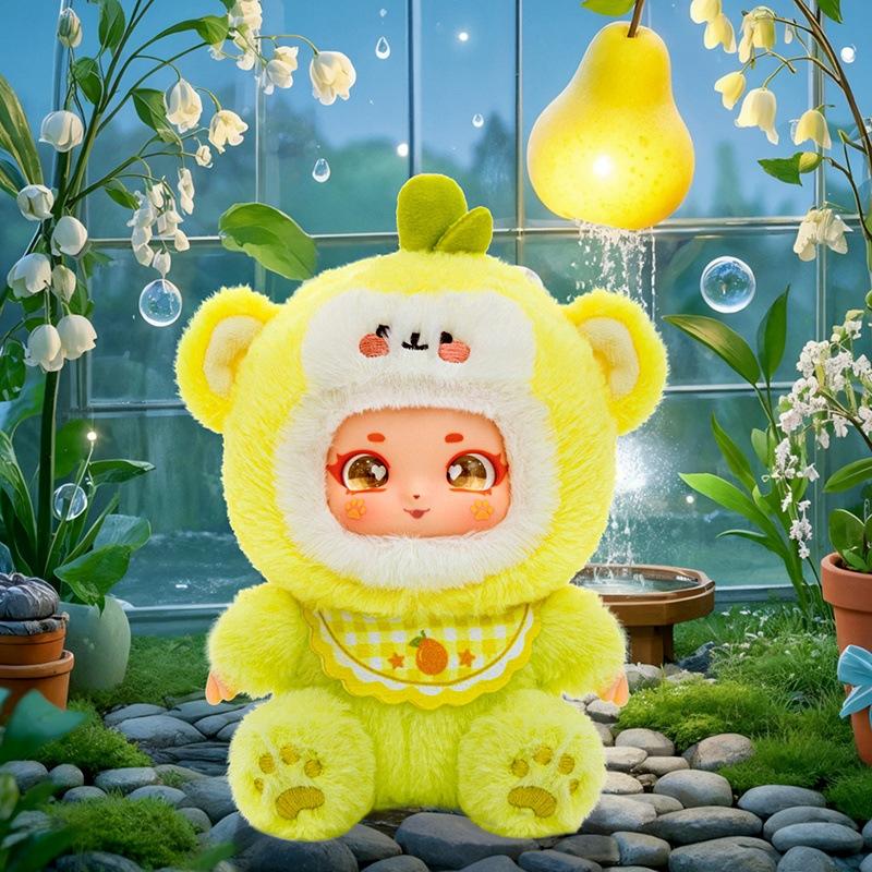 Cartoon Candy Heart Party Fruit Vinyl Doll Cute Plush Doll You Keychain Backpack Pendant Wholesale