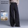 Women's Snow-Proof Straight-Leg Down Pants - Warm Winter Outerwear