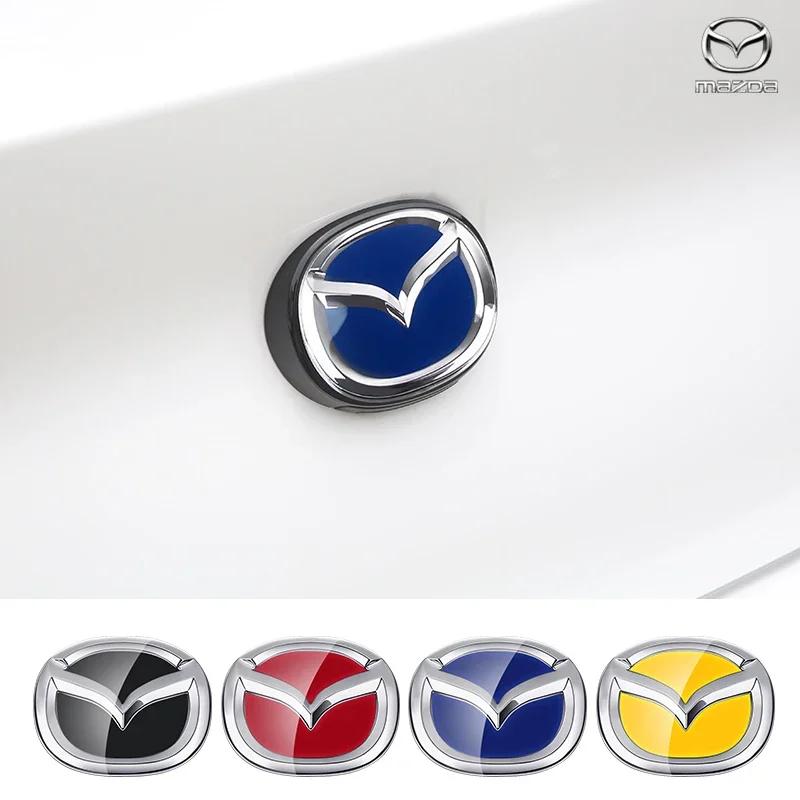 Для Mazda 104мм 140мм Автомобильный Передний Значок Логотип На Капот Задний Значок На Багажник Для Mazda 3 6 Atenza Axela Demio CX3 CX5 MP MS RX8 Наклейка Аксессуар