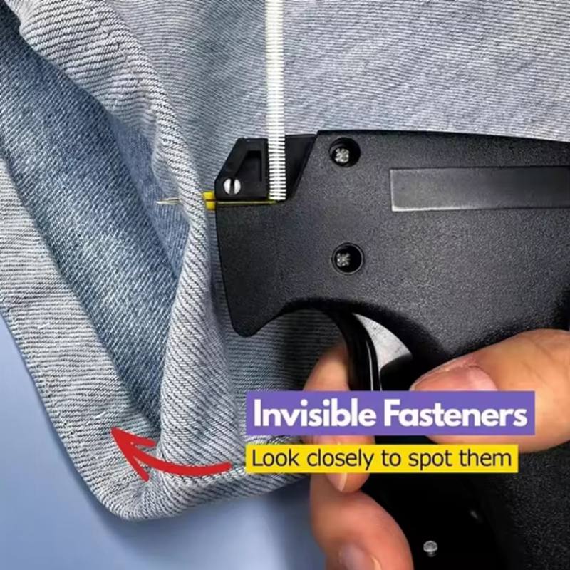 Пистолет для тонкой строчки Stitchy Quick Clothing Fixer для одежды Micro Tagging Gun Clothing Mini Speedy Sticky Sheeting Gun Hemming Tool