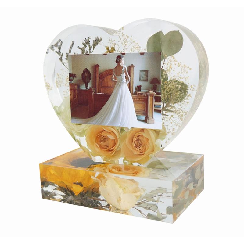 Рамка для фотографий на День святого Валентина, формы из смолы, прямоугольная рамка для фотографий, силиконовая форма, форма из эпоксидной смолы в форме сердца, изготовление поделок