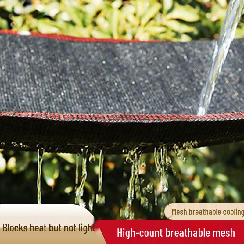 Heavy-Duty Black Sun Shade Net for Outdoor Use