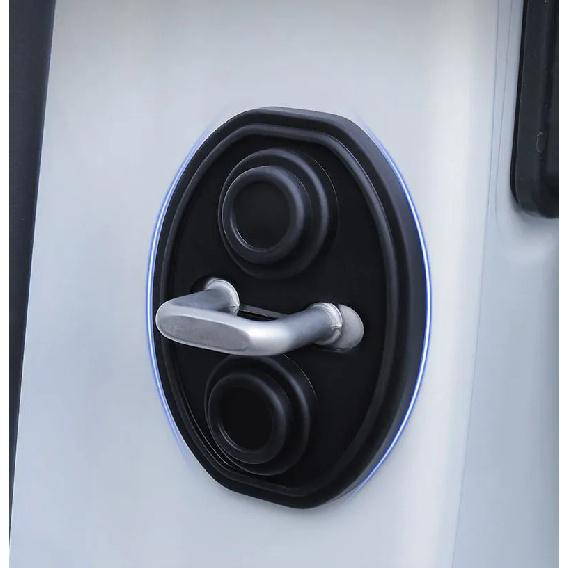 Upgrade Car Door Closing Shockproof Silicone Cushion Mute Shock Absorber Protective Covers Car Door Latch Accessories