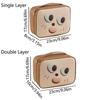 Single/Double Layer Cartoon Pattern Makeup Bag Large Capacity Women's Cosmetics Handbag  Home