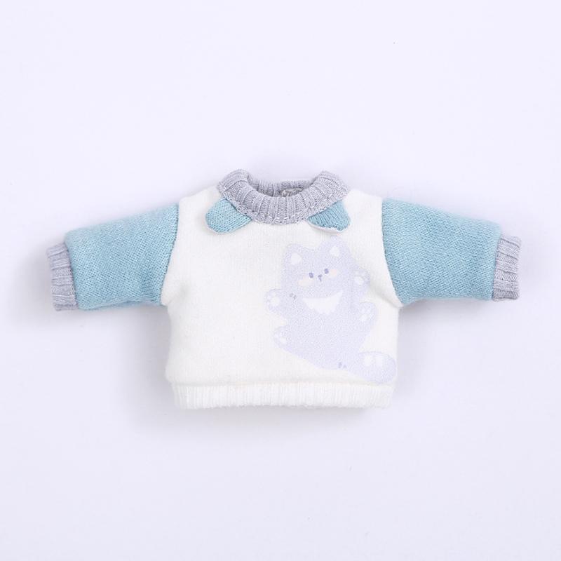 OB11 Clothes Cat Sweatshirt Hoodie Casual Jacket for Obitsu11, Molly, GSC Body, DDF, YMY, 1/12bjd Doll Accessories Toy Coat