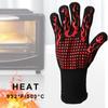 Extreme Heat Resistant Microwave Oven Gloves Fireproof Oven Mitts Flame Retardant Non-slip 300-500 Centigrade BBQ Fire Gloves