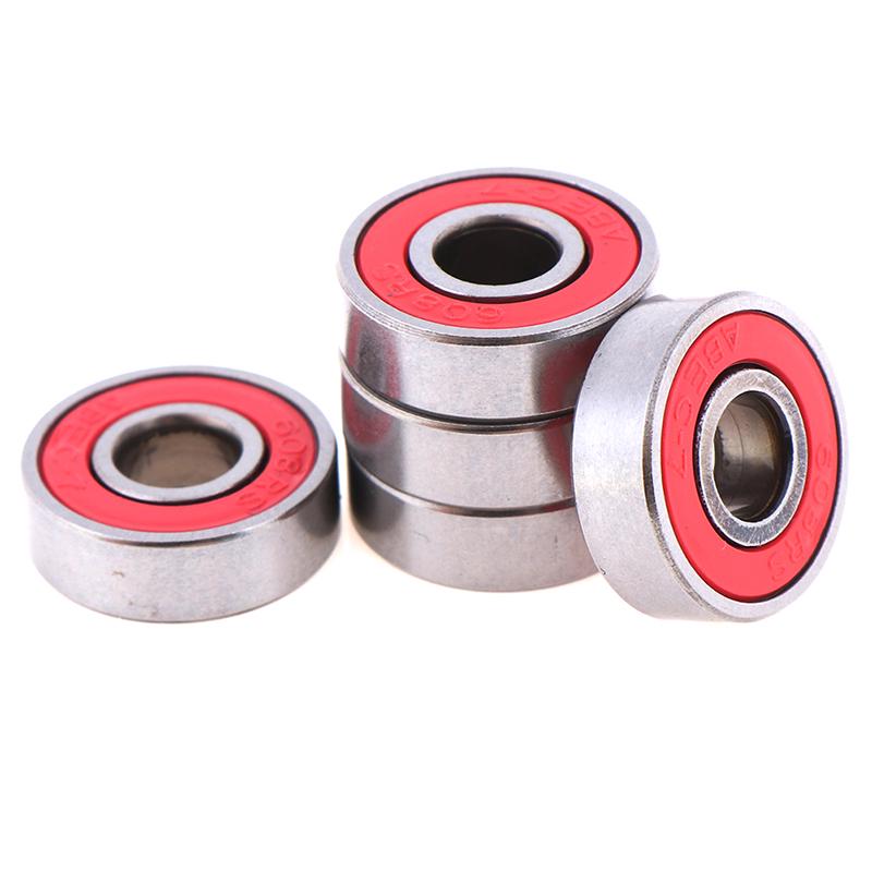 5 шт. Красные шарикоподшипники Abec-7 608Rs для скейтборда 8X22X7 мм