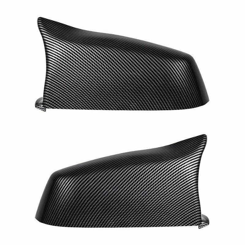 Глянцевая черная крышка зеркала заднего вида для BMW 5 серии E60/F10 2008-2013 гг. - Декоративная крышка клаксона.