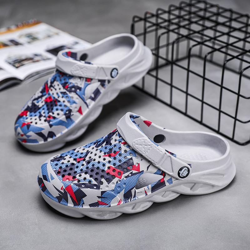 Сандалии мужские летние повседневные пляжные туфли сабо полутапочки