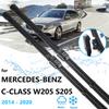 Для Mercedes-Benz C-Class W205 S205 2014~ Комплект дворников передние задние Щетки для лобового стекла Автомобильный аксессуар
