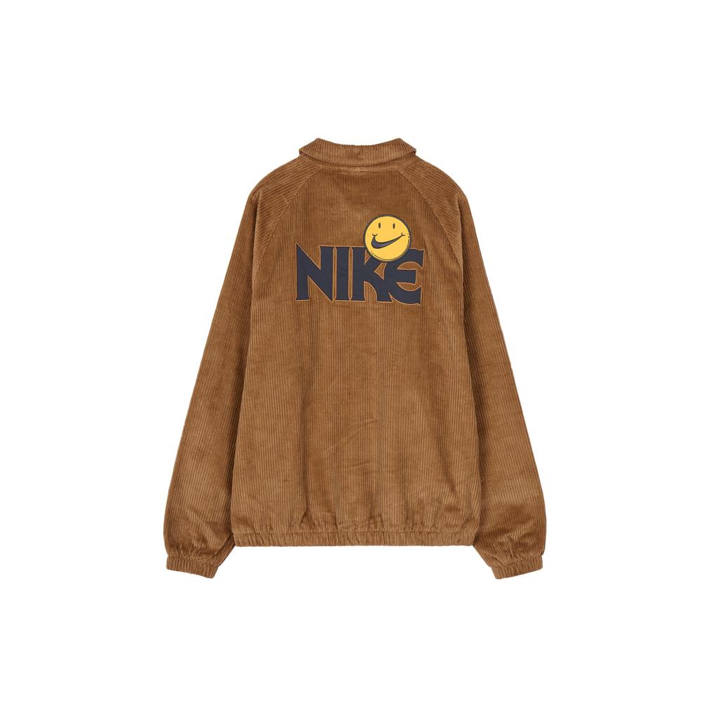 Nike Повседневная куртка с воротником с буквенным принтом, мужские куртки верблюжьего цвета FZ5737-281