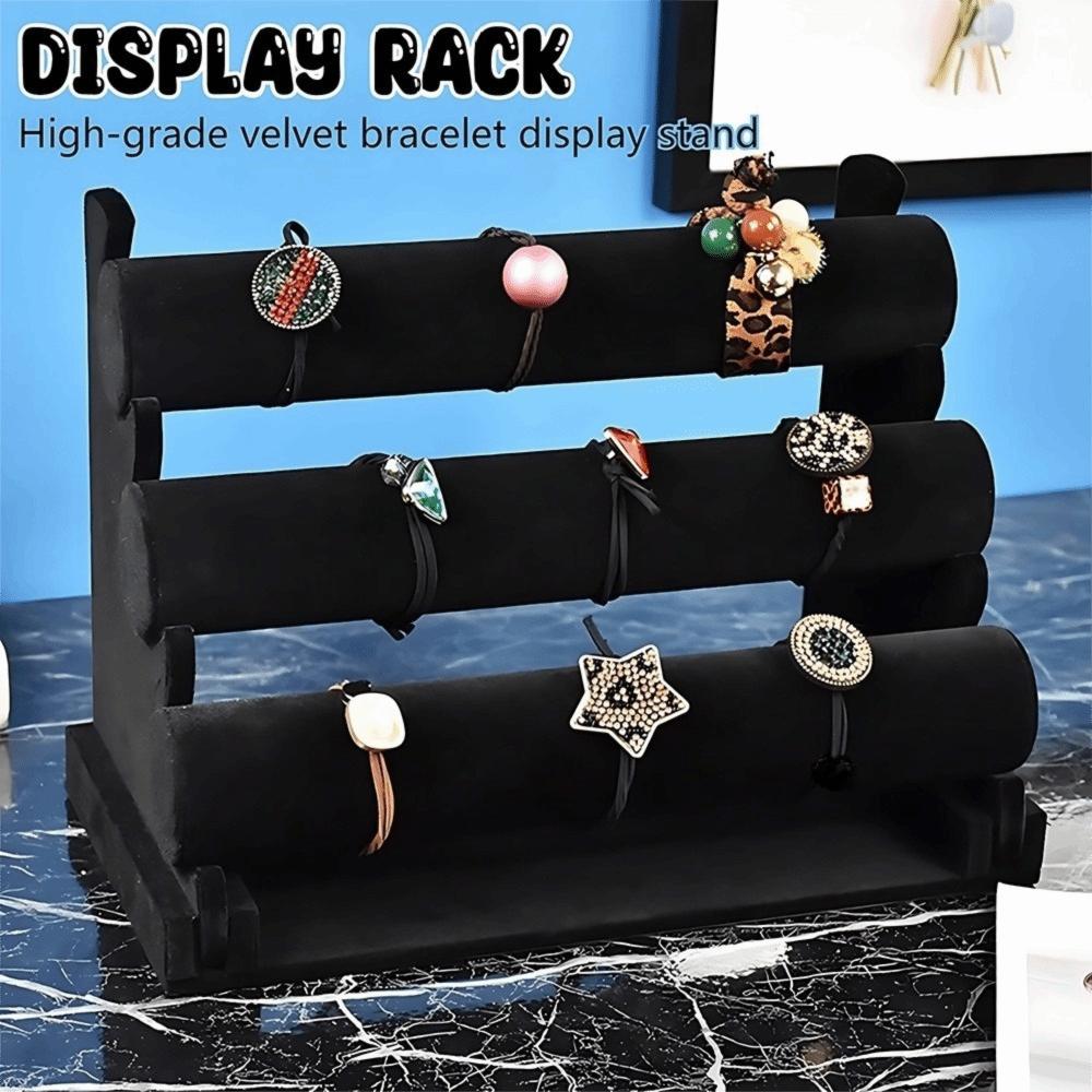 3Layer Bracelet Chain Watch T-Bar Rack Multifunctional Bangle Display Stand  Display Props