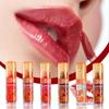 Lip Gloss Set Lip Oil Mirror Long Lasting Pearl BB Lip Transparent Makeup Shine Glitter Lip Gloss Women Cosmetic 6 Color Sexy Moisturizing Lip Gloss