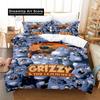 3D Print Fashion Grizzy and The Lemmings Bedding Set Boys Girls Twin Queen Full Size Duvet Cover Pillowcase Bed Adult Bedroom