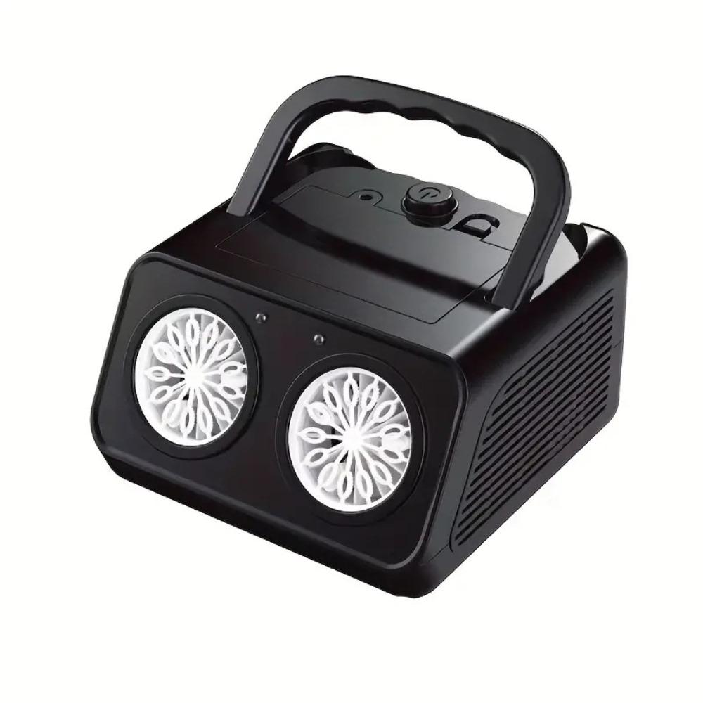 С 2 вентиляторами Электрическая игрушка для выдувания пузырей 26 отверстий Модернизированная машина для выдувания пузырей Уличная игрушка