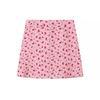 Kaslead New Arrival Women's Fashion Style Fashion Slim-Fitting Simple Small Floral Short Skirt
