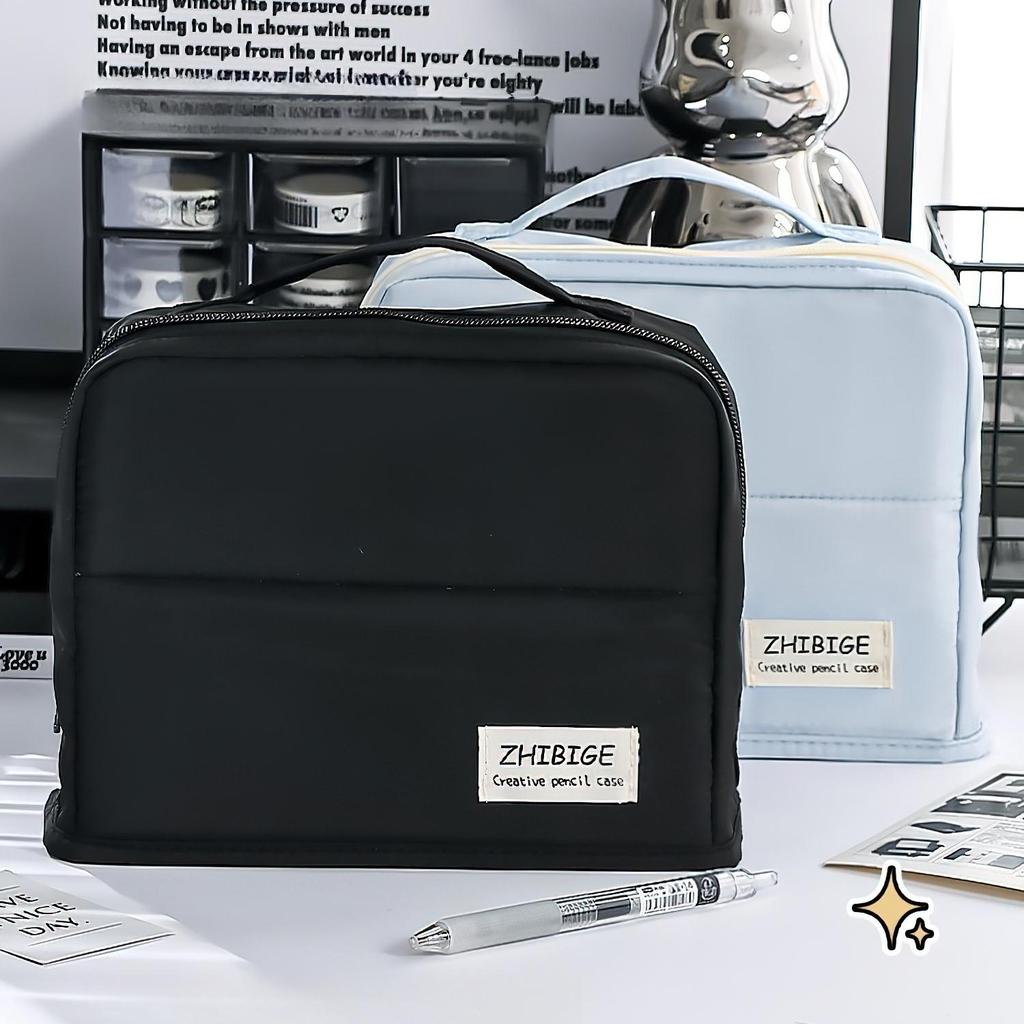 Увеличенный 11-слойный карманный пенал для ручек, сумка для ручек, простой цветной дизайн, широкое отверстие, сумка для хранения канцелярских принадлежностей, для школы, путешествий