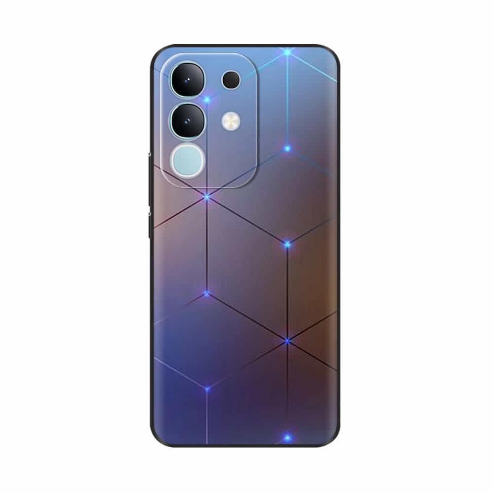 Чехол-крышка для Vivo Y29 4G 2025 Милые Цветы Мягкий Силикон Capa Чехлы для Телефона Для Vivo Y29 4G Чехол Мультяшные Ударопрочные Сумки Coque